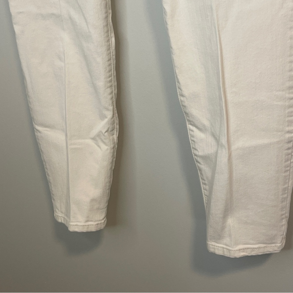 Democracy “Ab”solution White Skinny Jeans Lightweight Mid-Rise White 8 - Picture 4 of 7